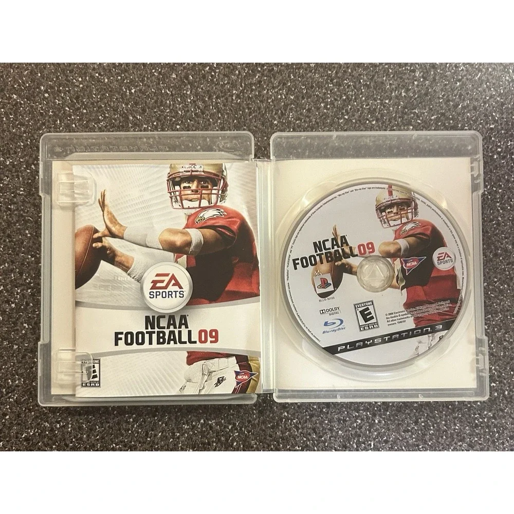 NCAA Football‎ 09 PlayStation 3 Tested Working With Case
